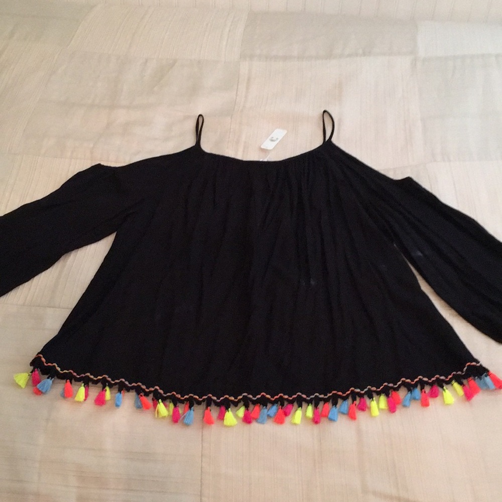 Charming Charlie Black Blouse